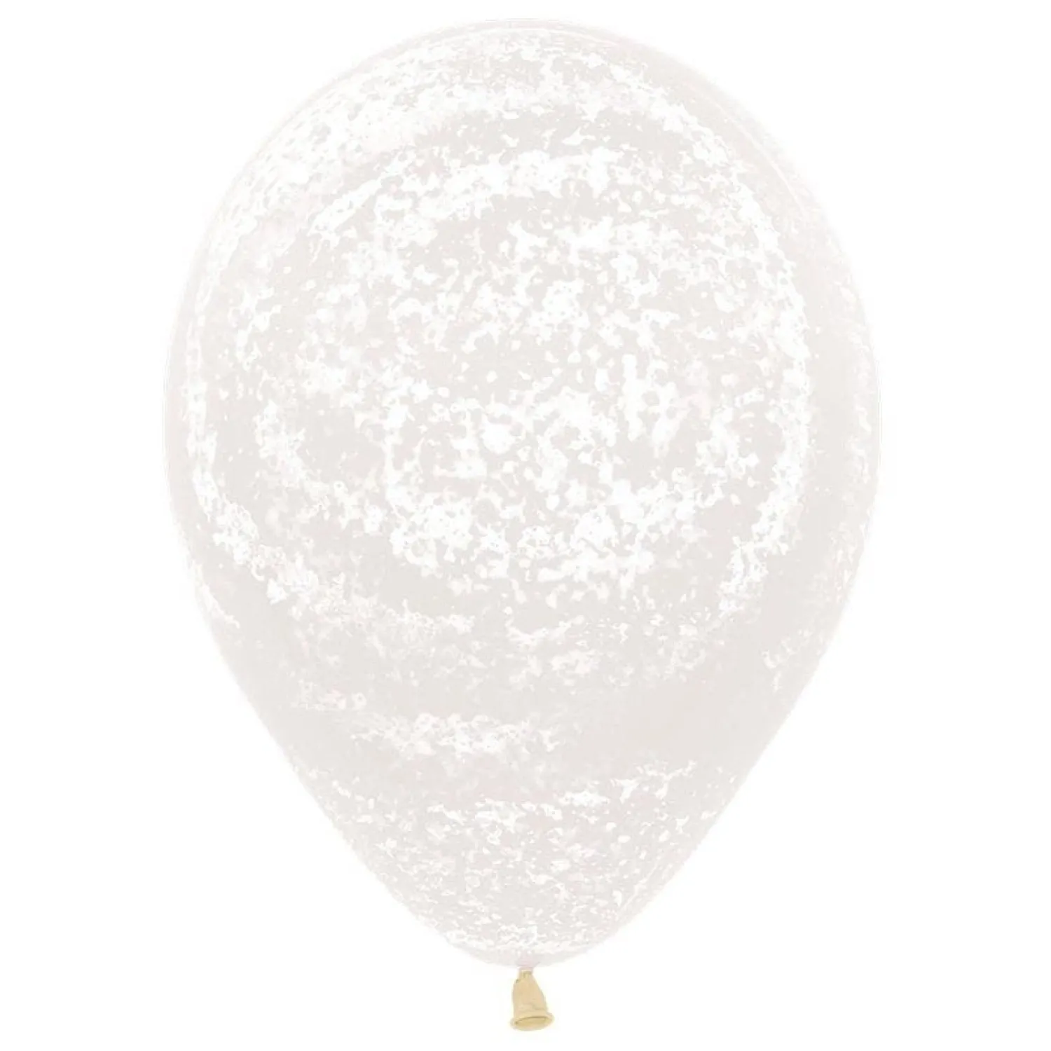 Graffiti Frosty White Balloons - 12" Latex (25Pk)<Party Delights Best