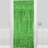 Party Delights Green Foil Door Curtain - 2.4M X 92Cm< Party Backdrops