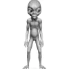 Party Delights Grey Alien Cardboard Cutout - 90Cm X 31Cm< Cardboard Cut Outs