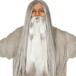 Grey Long Wig<Party Delights Hot