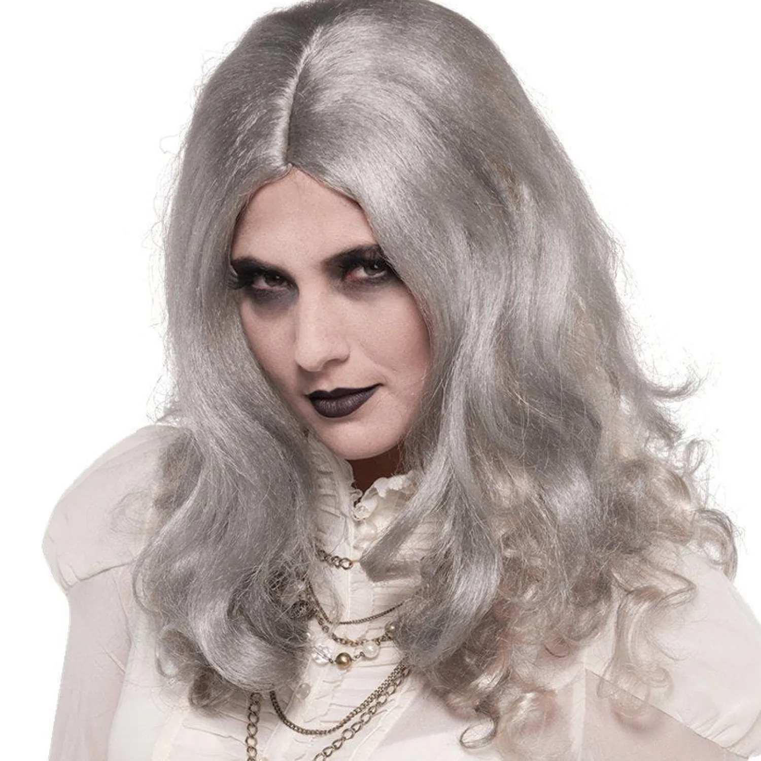 Grey Zombie Wig<Party Delights Best