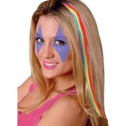 Party Delights Hair Extension - Rainbow< Hats & Headwear