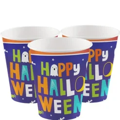 Hallo-Ween Friends Cups - 250Ml (8Pk)<Party Delights Clearance