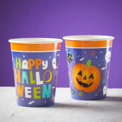 Hallo-Ween Friends Cups - 250Ml (8Pk)<Party Delights Clearance