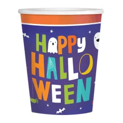 Hallo-Ween Friends Cups - 250Ml (8Pk)<Party Delights Clearance