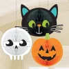Hallo-Ween Friends Honeycomb Decorations (3Pk)<Party Delights New
