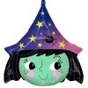 Halloween Witch Supershape Balloon - 19" Foil<Party Delights Clearance