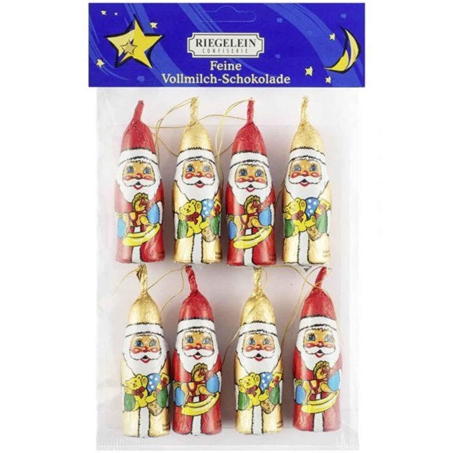 Hanging Chocolate Santas - 100G<Party Delights Clearance