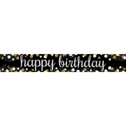 Party Delights Happy Birthday Paper Banners - 1M (3Pk)< Banners