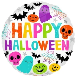 Happy Halloween Cute Foil Balloon - 18"<Party Delights Online