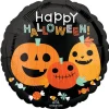 Happy Halloween Pumpkins Balloon - 18" Foil<Party Delights