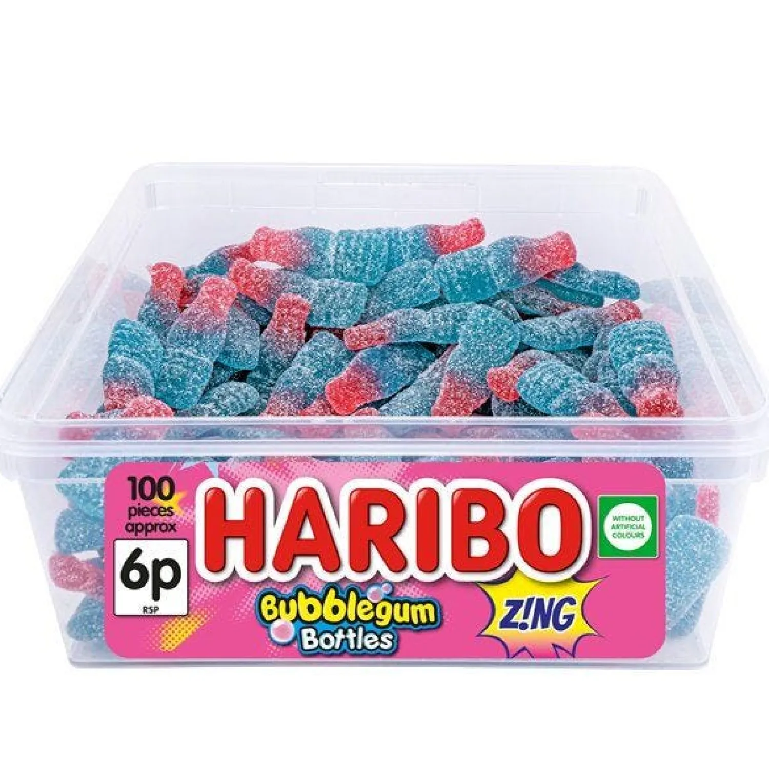 Party Delights Haribo Fizzy Bubble Gum Bottles - 770G< Sweets