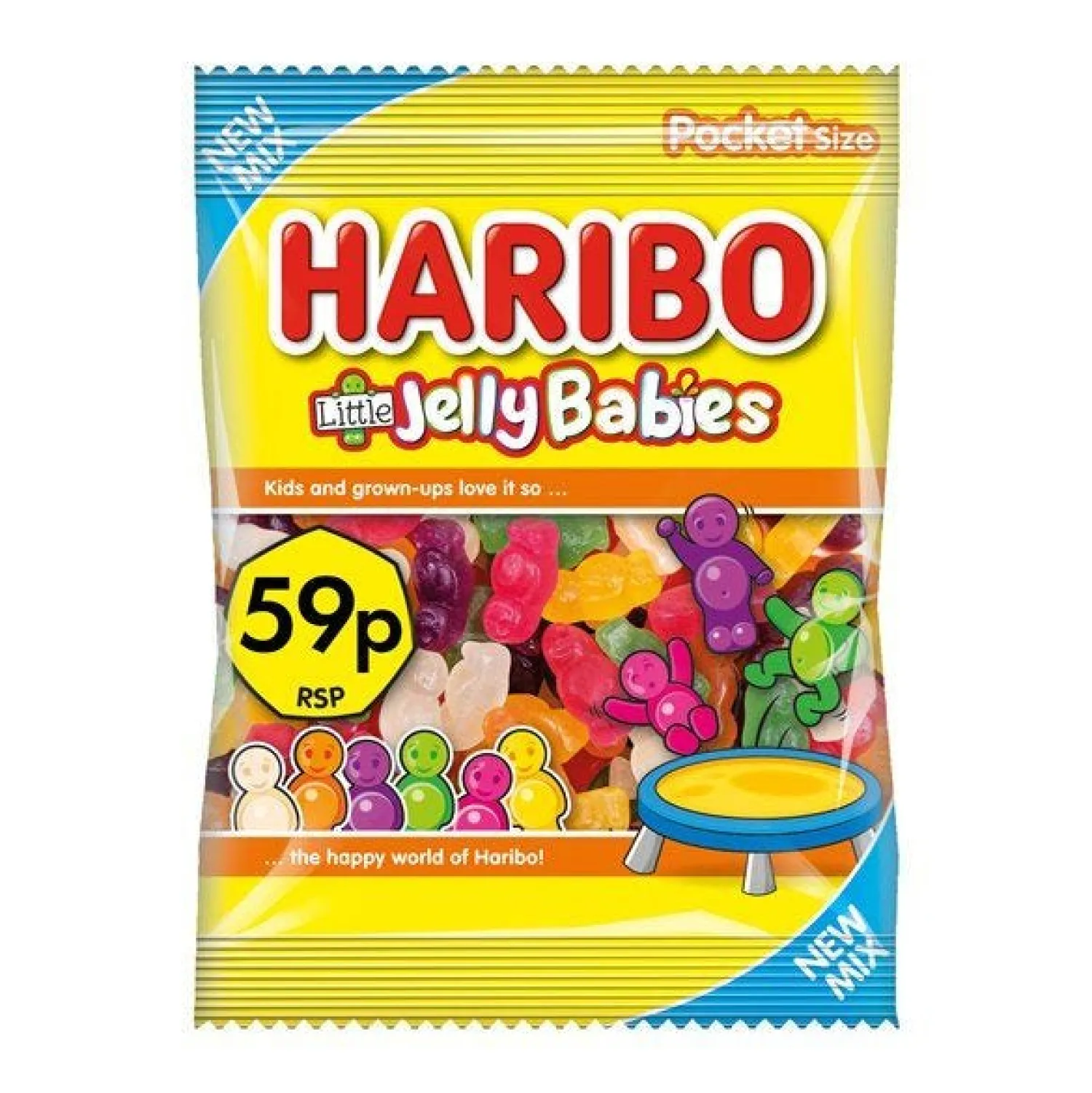 Party Delights Haribo Little Jelly Babies - 60G< Sweets