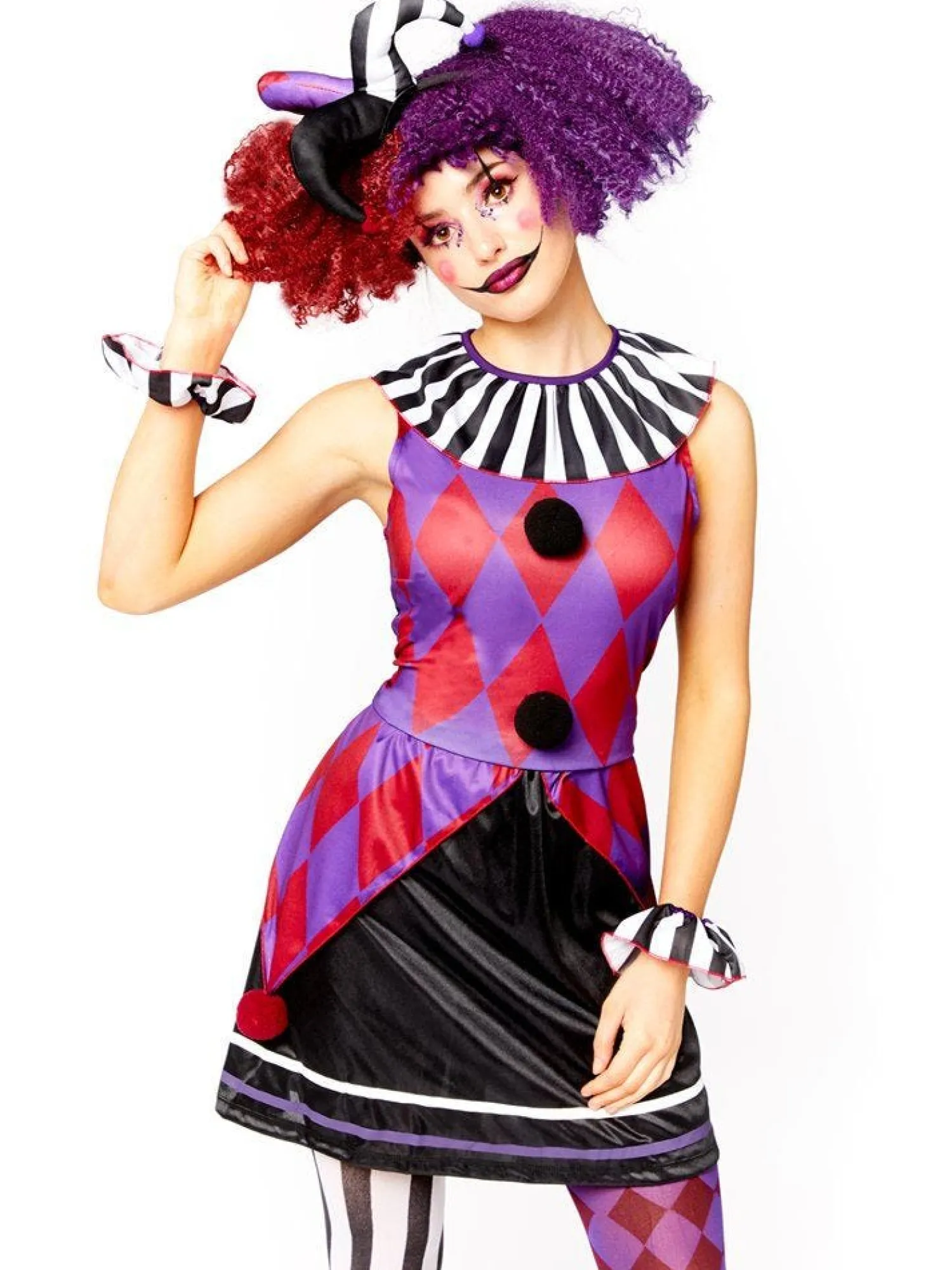 Harlequin Heartbreaker - Adult Costume<Party Delights Best