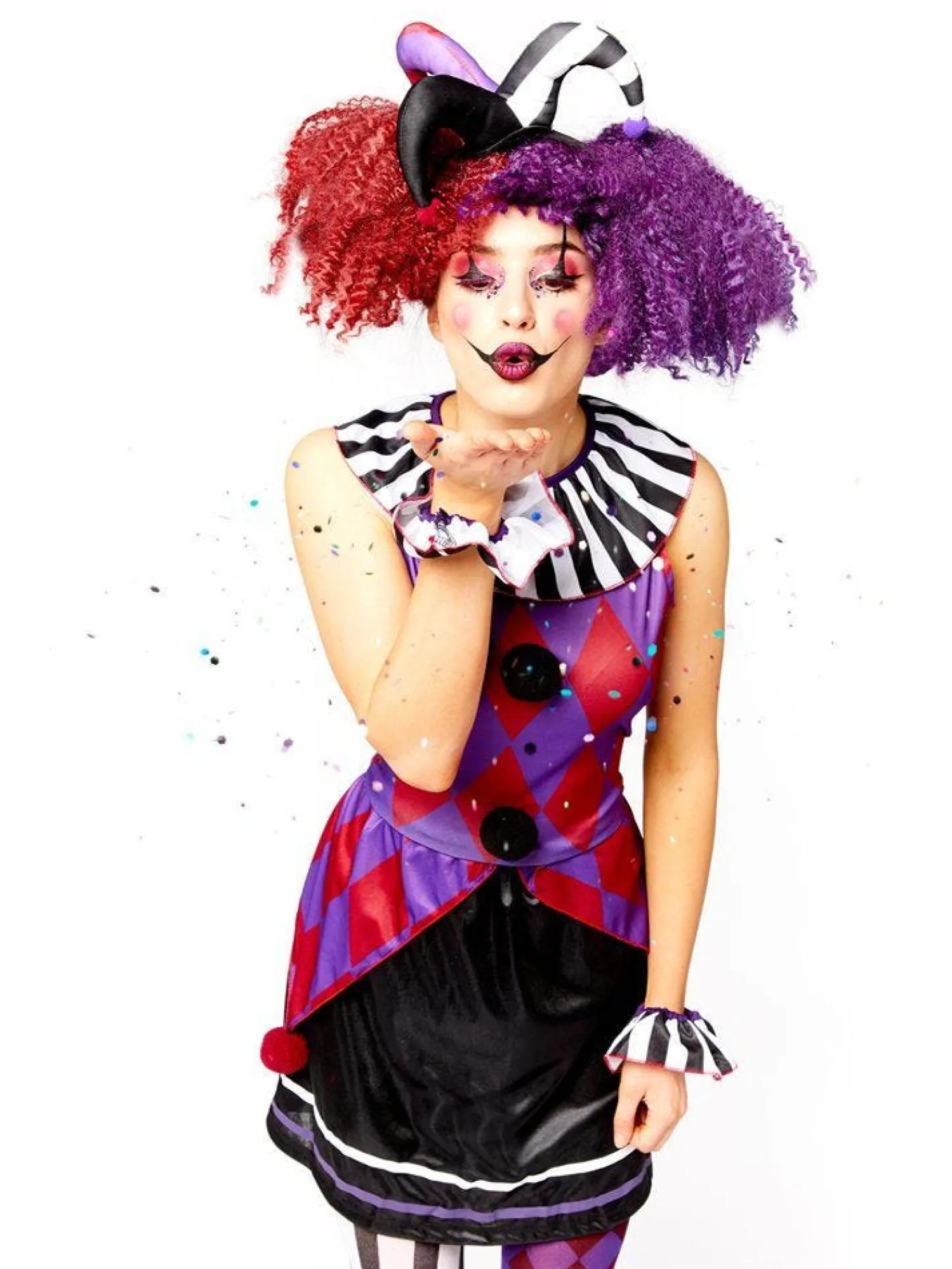Harlequin Heartbreaker - Adult Costume<Party Delights Best