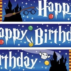 Party Delights Harry Potter Style Paper Banners - 1M (3Pk)< Banners