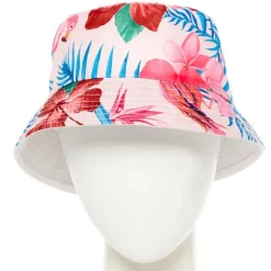 Party Delights Hawaiian Flamingos Bucket Hat< Hats & Headwear