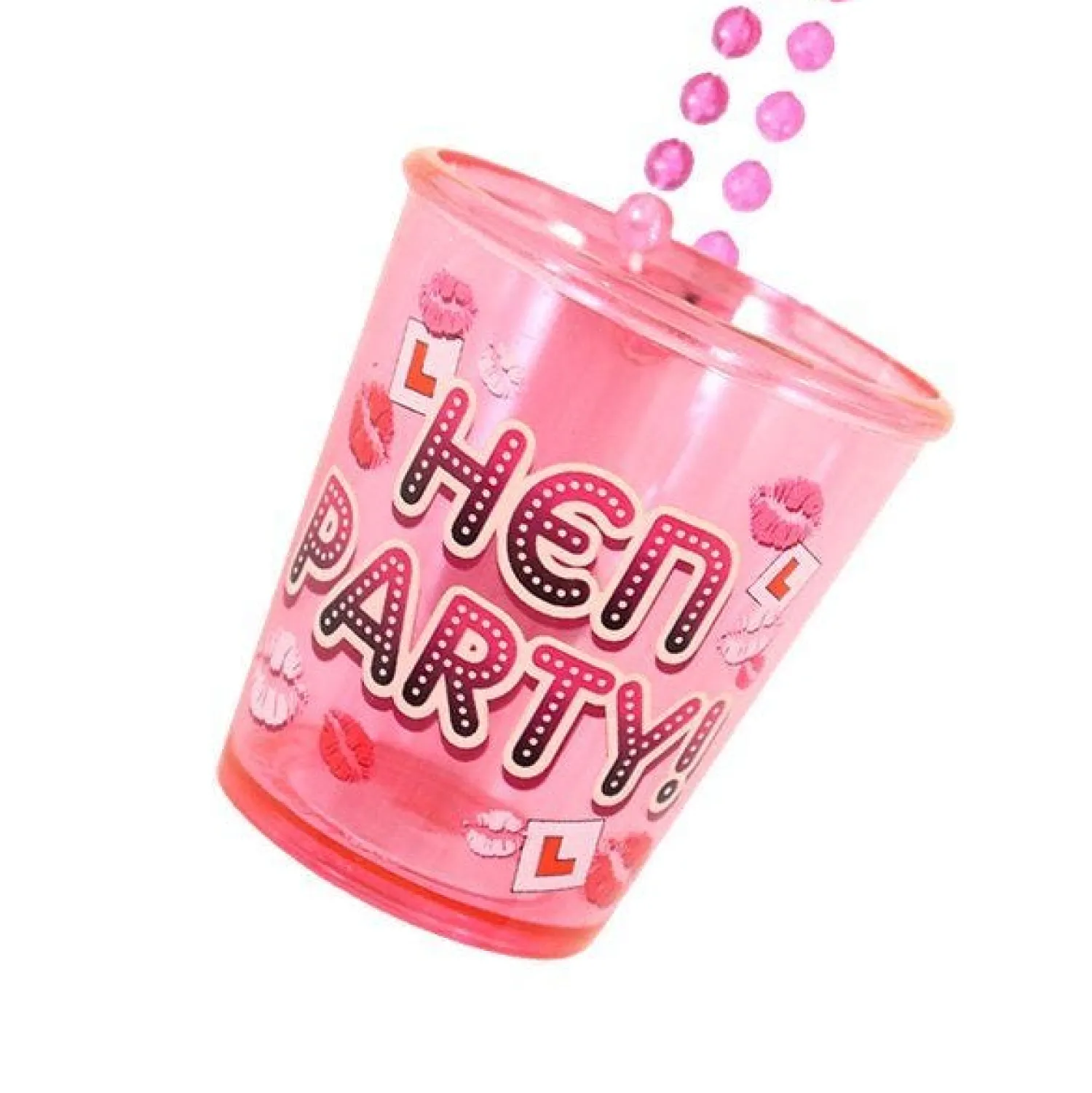 Party Delights Hen Party Shot Glass Necklace - 90Cm< Wearables