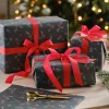 Holly Wrapping Paper With Gift Tags & Ribbon - 2 Sheets (50Cm X 70Cm)<Party Delights Online
