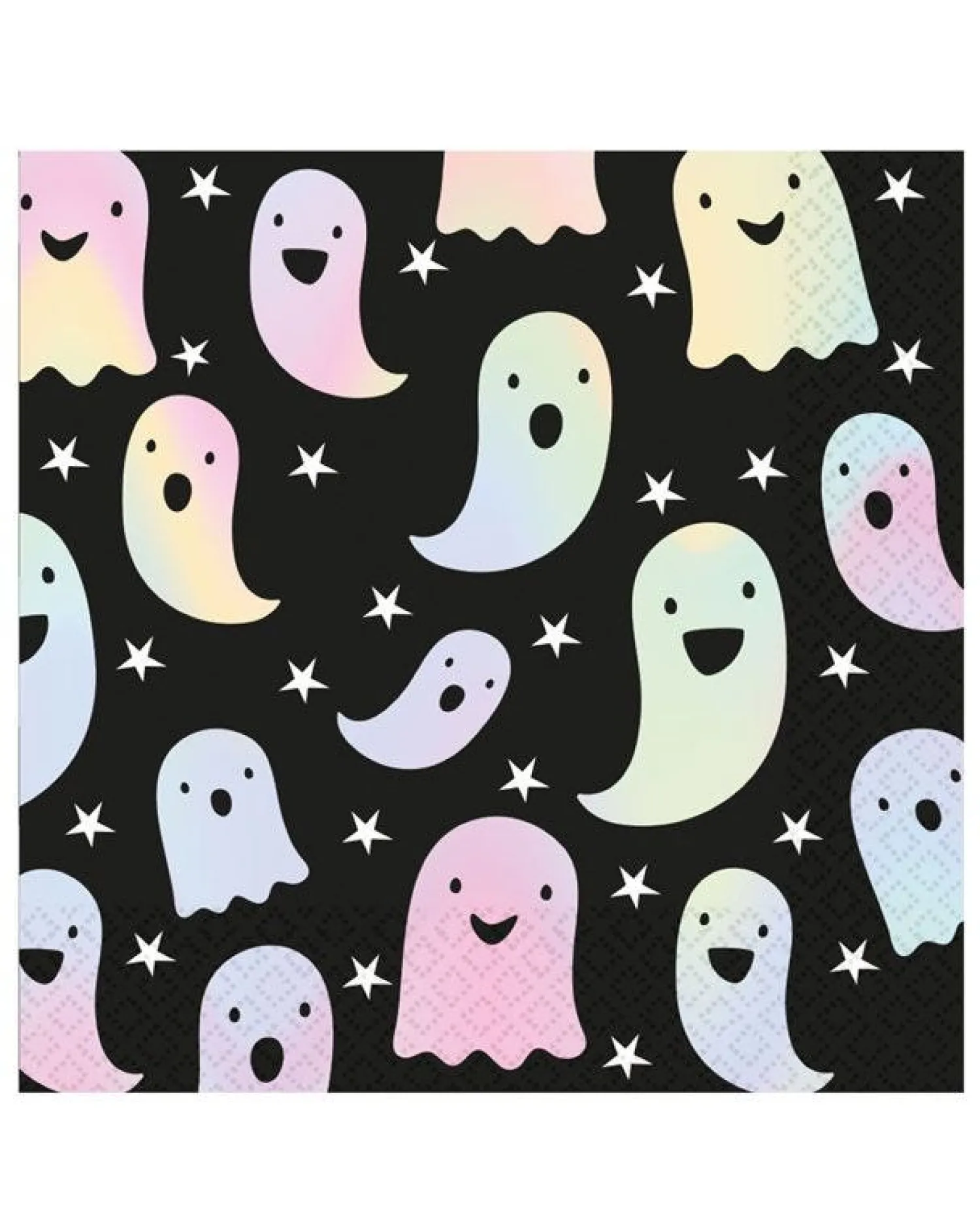 Holographic Ghosts Paper Napkins - 33Cm (16Pk)<Party Delights