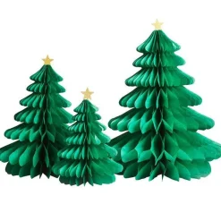 Party Delights Honeycomb Tree Hanging Decorations (3Pk)< Hanging Decorations