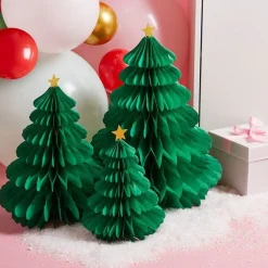 Party Delights Honeycomb Tree Hanging Decorations (3Pk)< Hanging Decorations