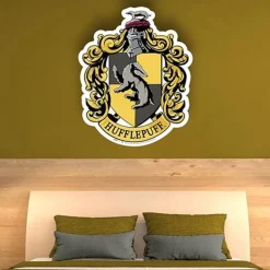 Party Delights Hufflepuff Wall Emblem Harry Potter Cardboard Cutout - 61Cm X 49Cm< Cardboard Cut Outs
