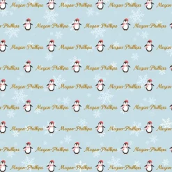Icy Penguins Wrapping Paper<Party Delights Outlet