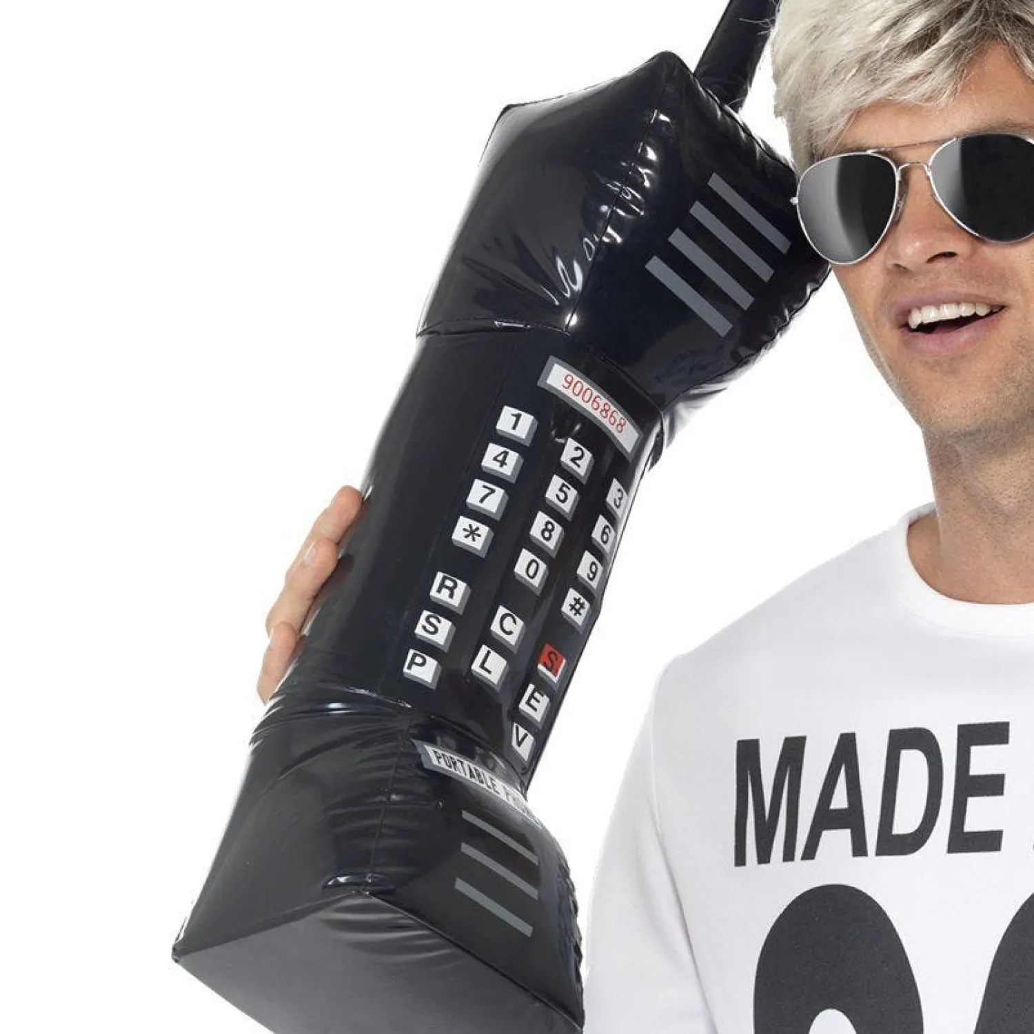 Party Delights Inflatable Retro Mobile Phone - 76Cm< Costume Props