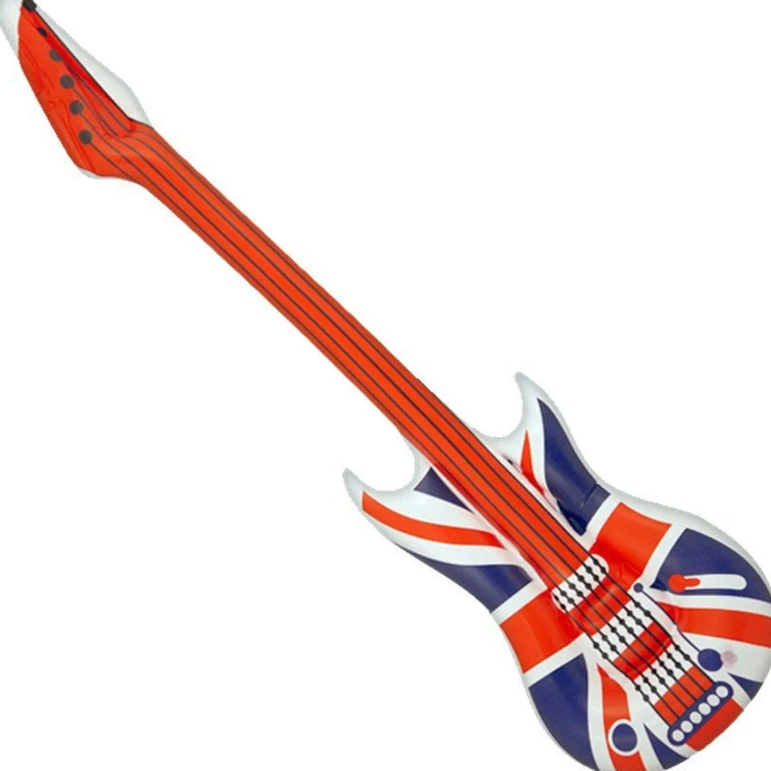 Party Delights Inflatable Union Jack Guitar - 1.6M< Costume Props