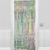 Party Delights Iridescent Foil Door Curtain - 2.4M X 92Cm< Party Backdrops