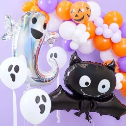 Iridescent Ghost Supershape Balloon - 25" X 28" Foil<Party Delights New
