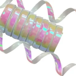 Party Delights Iridescent Holographic Streamers - 10 Coils< Hanging Decorations
