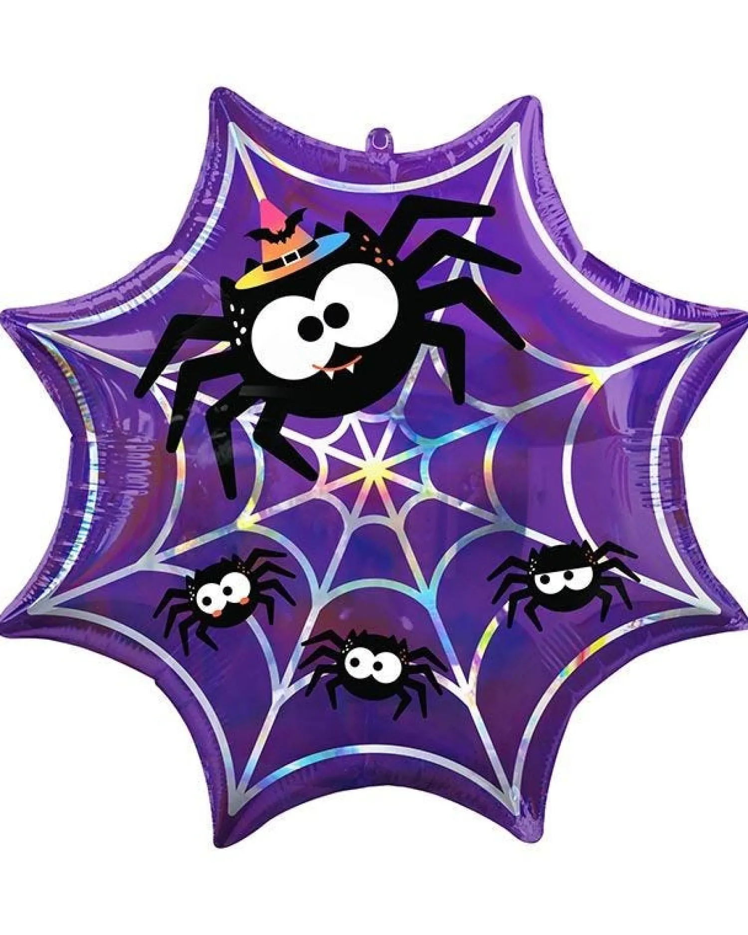 Iridescent Spider Web Supershape Balloon - 22" Foil<Party Delights Online