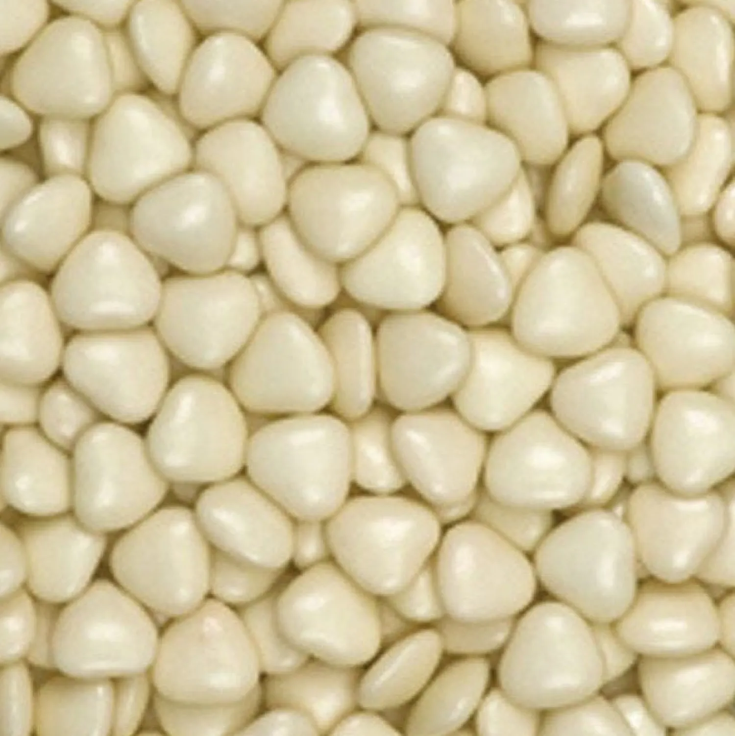 Party Delights Ivory Chocolate Hearts - 1Kg< Chocolates