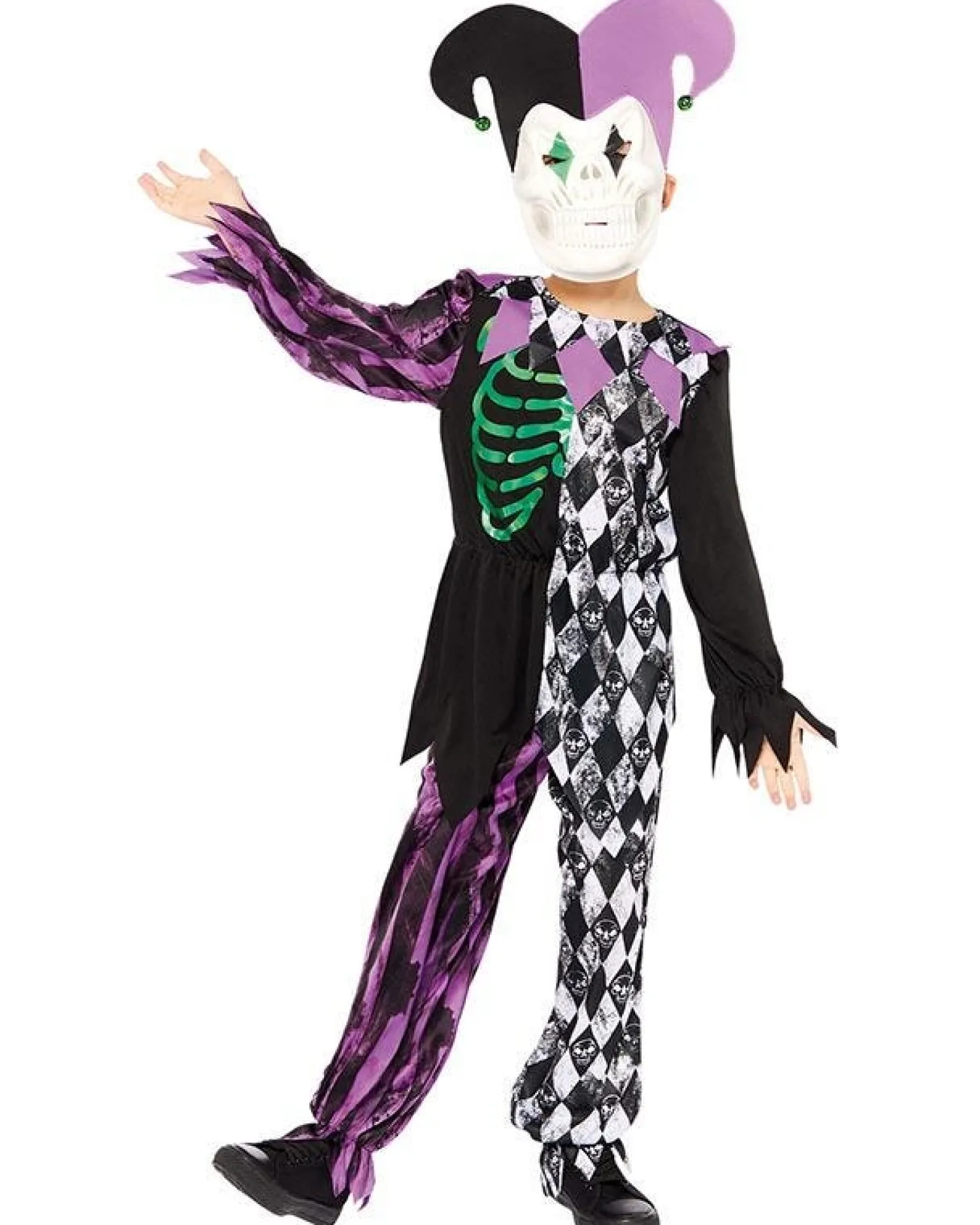 Jester Boy - Childs Costume<Party Delights Clearance