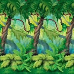 Party Delights Jungle Trees Room Roll< Party Backdrops