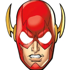 Party Delights Justice League Card Masks (8Pk)< Masks