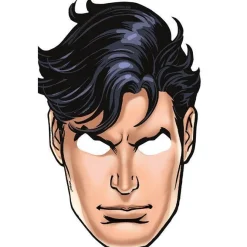 Party Delights Justice League Card Masks (8Pk)< Masks