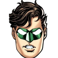 Party Delights Justice League Card Masks (8Pk)< Masks