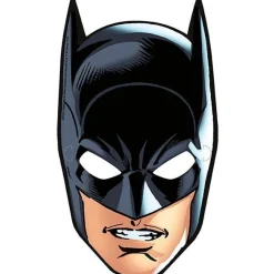 Party Delights Justice League Card Masks (8Pk)< Masks