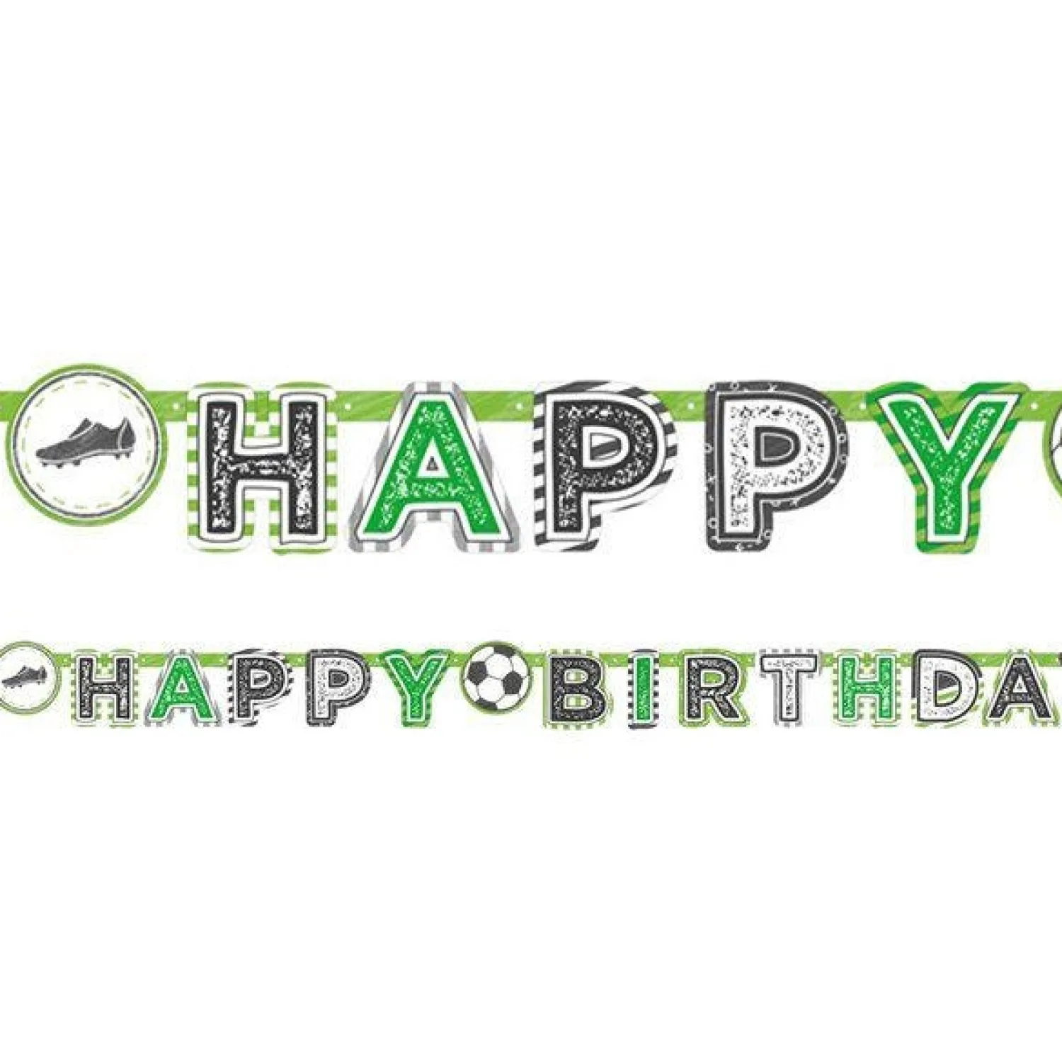 Party Delights Kicker Party 'Happy Birthday' Paper Banner - 2M< Banners