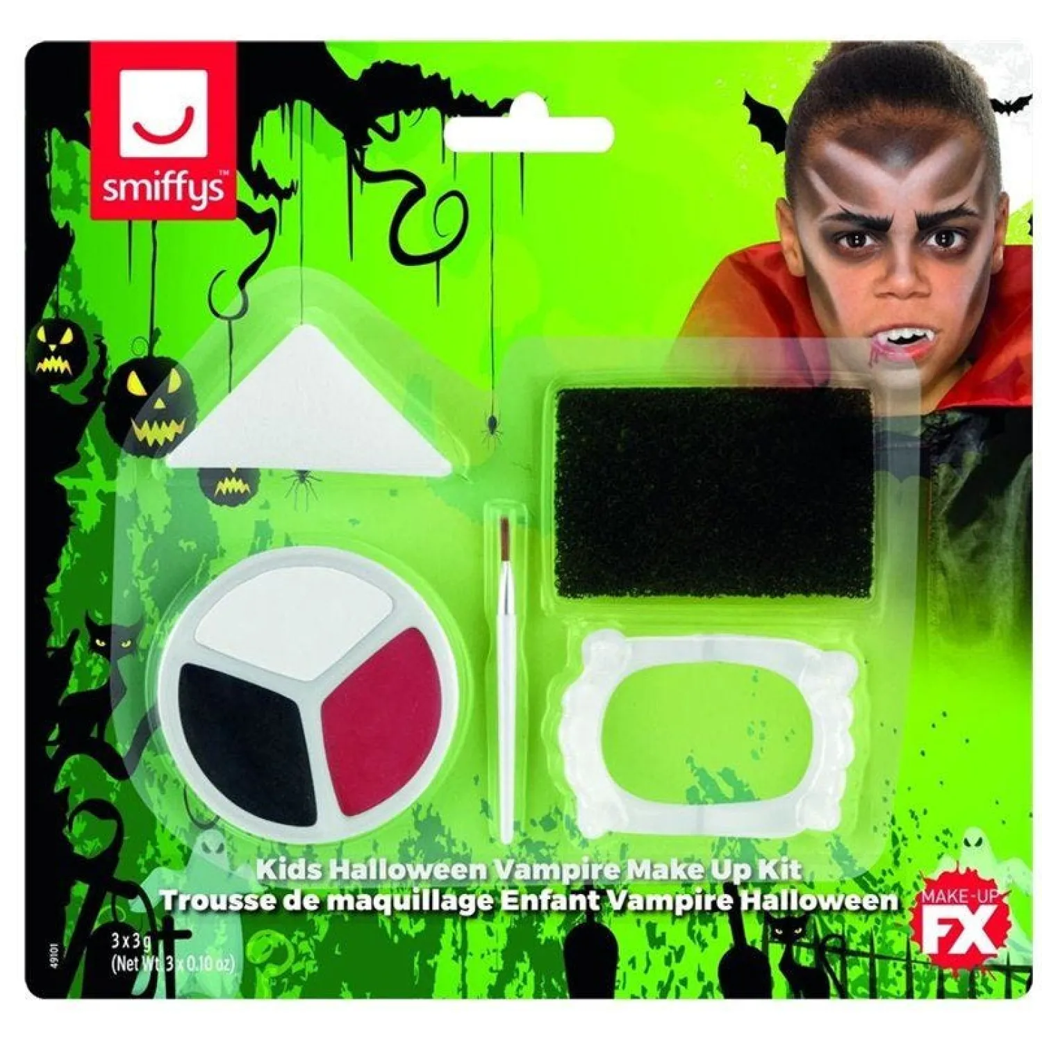 Party Delights Kids Vampire Make-Up Kit< Face Paints