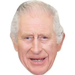 Party Delights King Charles Iii Card Mask< Masks