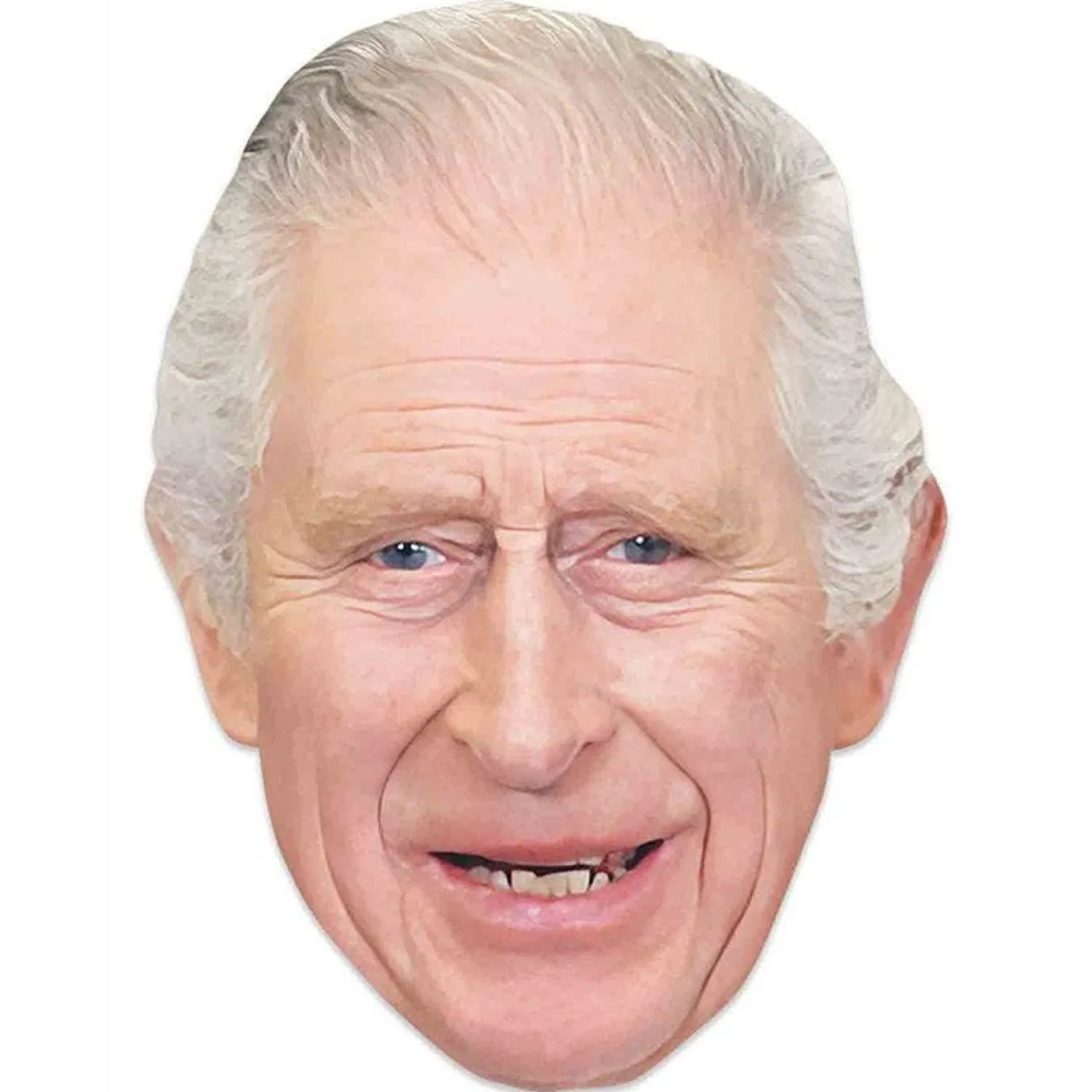 Party Delights King Charles Iii Card Mask< Masks