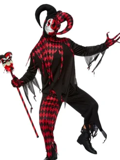 Krazed Jester - Adult Costume<Party Delights Clearance