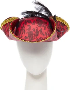 Party Delights Ladies Pirate Tricorn Hat< Hats & Headwear