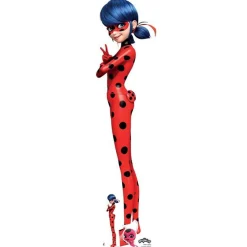 Party Delights Lady Bug Miraculous Cardboard Cutout - 136Cm X 38Cm< Cardboard Cut Outs