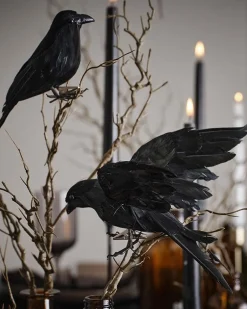 Large Crows Clip On Decorations (2Pk)<Party Delights