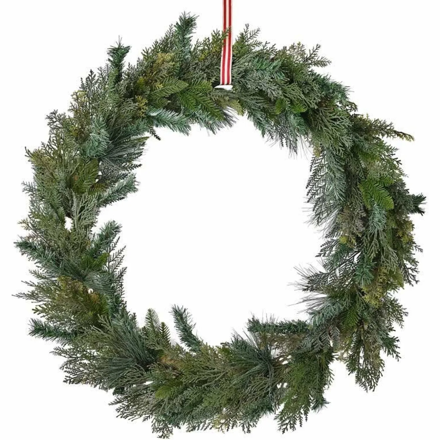 Large Foliage Christmas Wreath - 90Cm<Party Delights Discount